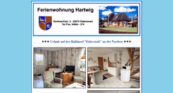 Desktop Screenshot of hartwig.oldenswort.net